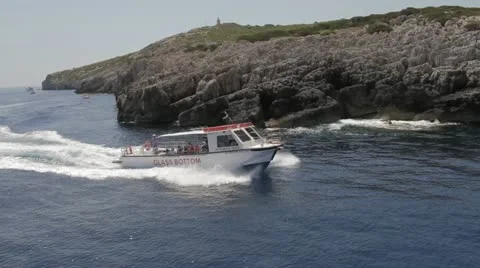 Hello From Boat Stock Footage 11627755