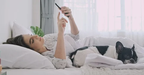 Hello darling, I am about to go to bed. Stock Footage 120380983