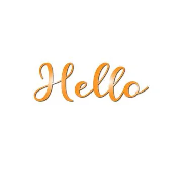 Hello design logo Illustrazione stock