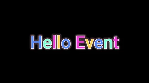 Hello EV text animation on black background. Electric vehicle concept motion Stock Footage 340597481