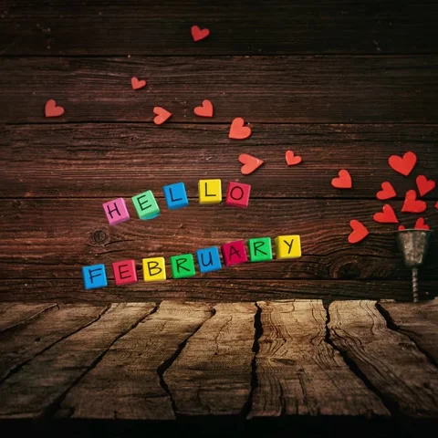 Hello February Stock Footage 298232223