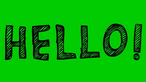 Hello green Stock Footage 193552172