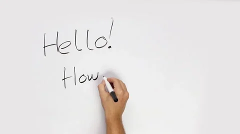 Hello, how are You? Stock Footage 63838921