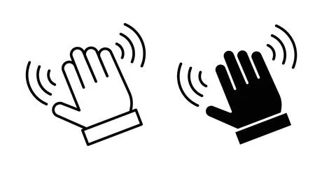 Hello icon Illustration designs pack for Web 스톡 일러스트