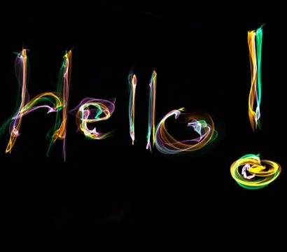 Hello Stock Illustration