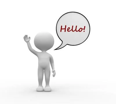 Hello! Stock Illustration