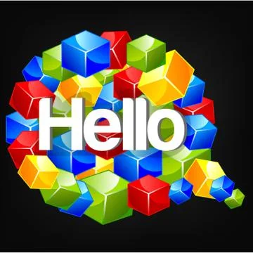 Hello Stock Illustration