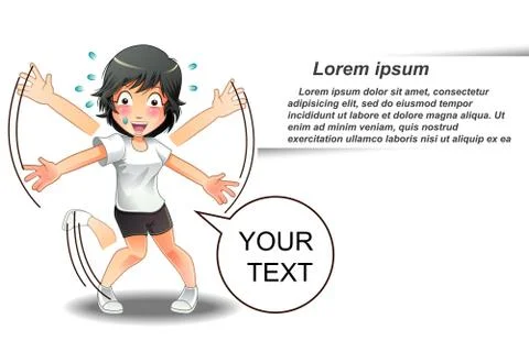 Hello. Stock Illustration