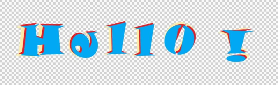 Hello Stock Illustration