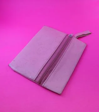 Hello kitty pink wallet Stock Photos