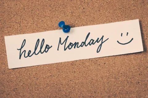 Hello Monday Stock Photos