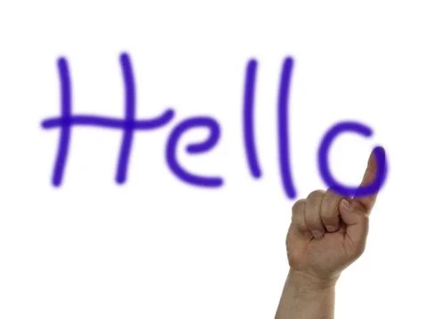 Hello Stock Photos