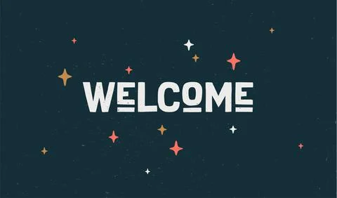 Hello. Poster with hand drawn Stock Illustration