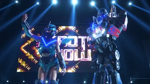 Hello from robots Stock Footage 236752851