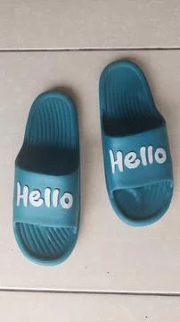 Hello Sandal Stock-Fotos