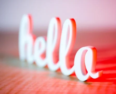 Hello Sign Stock Illustration