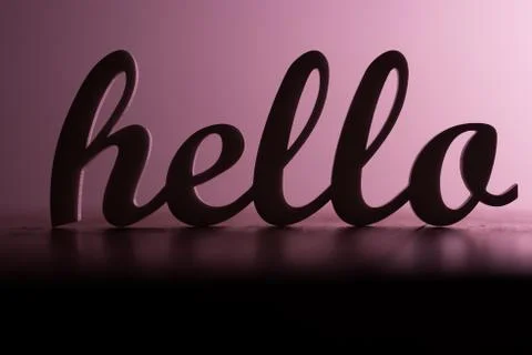 Hello Sign Stock Illustration