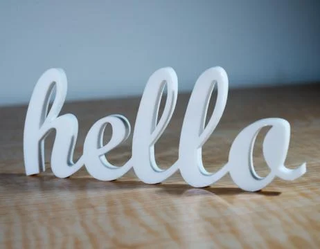 Hello Sign Stock Photos