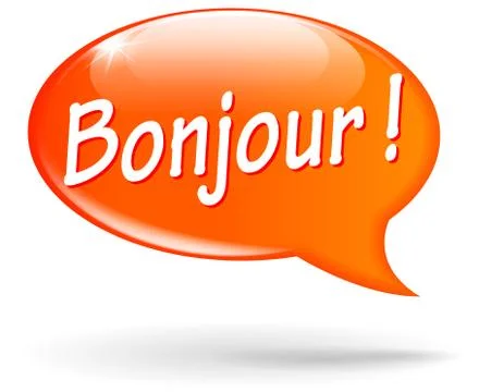 Hello speech bubble Stock Illustration