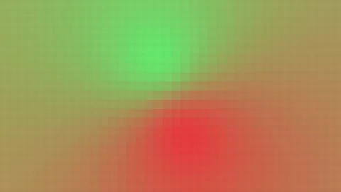 Hello Spring and Red Orange pixelated gradient motion background loop. Gree.. Stock Footage 231927035