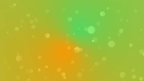 Hello Spring and Tangerine bokeh gradient background loop motion. Moving bubb Stock-Footage 219530893