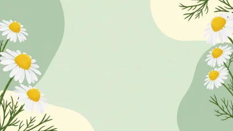 Hello Spring Floral Background with Copy Space and Welcome Greeting 4K Stock Footage 332262474