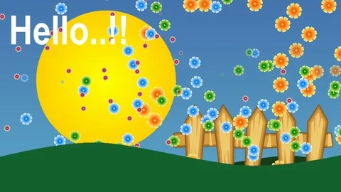 Hello Spring...!! Stock Footage 125851334