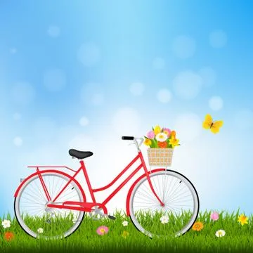 Hello Spring Stock Illustration