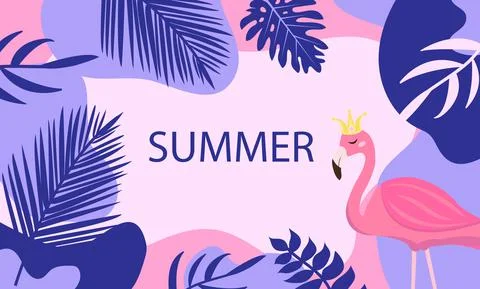 Hello summer. abstract background designs, summer sale template for your design Stock Illustration