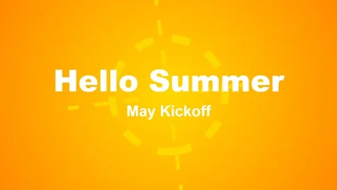 Hello Summer May Kickoff Celebration. Stock Footage 331923525