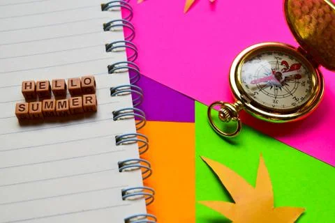 Hello summer Foto stock