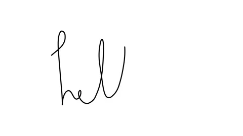 Hello text animation Stock Footage 310363146