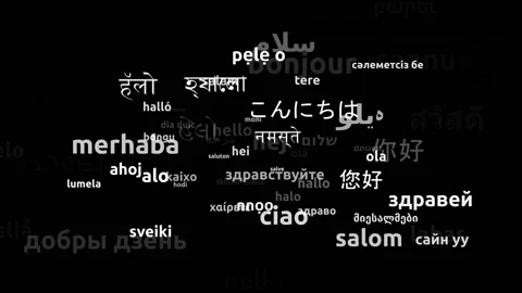 Hello Translated in 69 Worldwide Languages Endless Looping 3d Zooming Wordclo 스톡 동영상 145217194