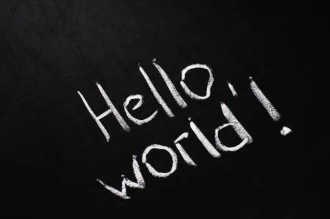 Hello, world! Stock Photos