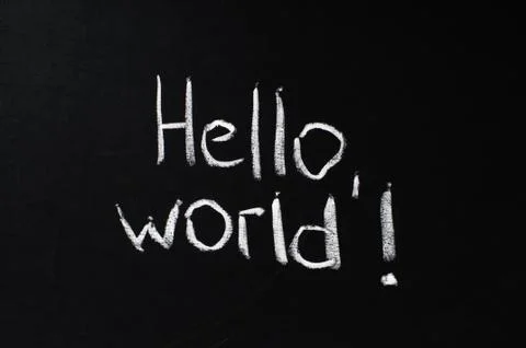 Hello, world! Фото