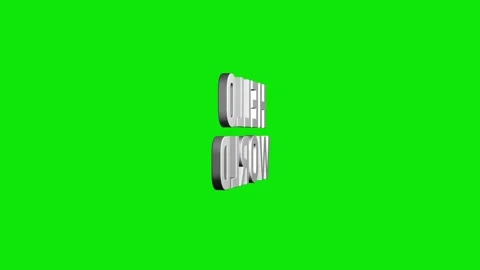 Hello world text 3D word rotation animation video effect for trailer title Video stock 313715717