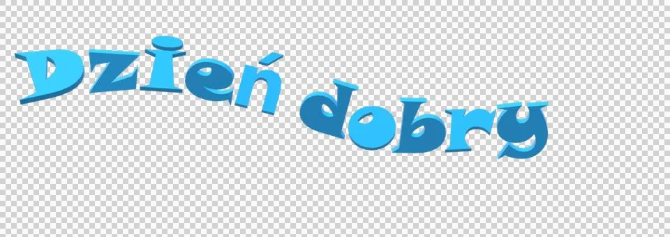 Hello, written in Polish Stock Illustration