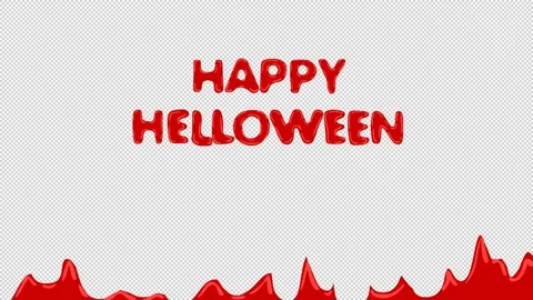 Helloween Blood Wave Title Video stock 139974202