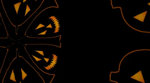 Helloween Cartoon Pumpkins Outlines Stockbeeldmateriaal 29417951