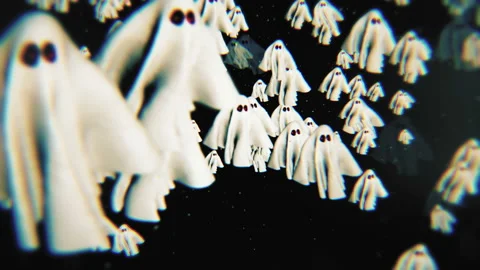Helloween Ghost Video Loop Background 스톡 동영상 118615894