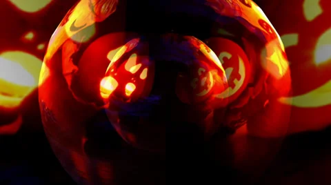 Helloween - Pumpkins and Lanterns on a Table Vidéo 29415514