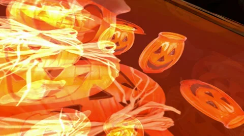 Helloween - Pumpkins on Parade Stockbeeldmateriaal 29414095