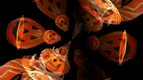 Helloween - Pumpkins on Parade Stockbeeldmateriaal 29414275