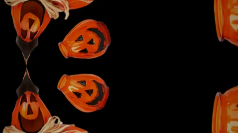 Helloween - Pumpkins on Parade Stockbeeldmateriaal 29414737