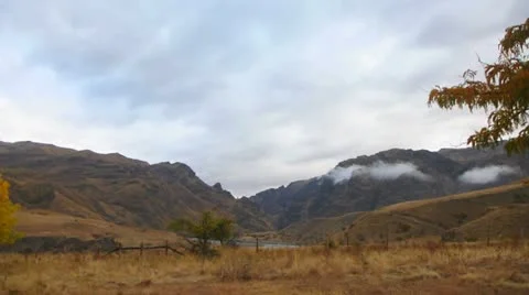 Hells Canyon Snake River Time Lapse Stock Footage 12422445