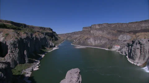 Hells Canyon Waterfall HD Video 스톡 동영상 34323618