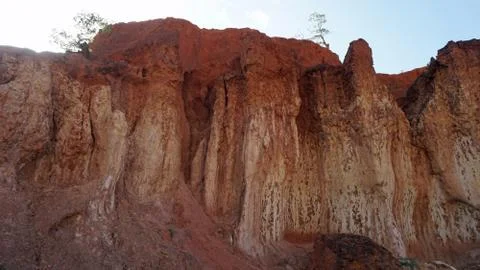 Hells Kitchen Canyon of Marafa in Keyna Stock Photos