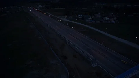 Hellyshot at night Video stock 99640705