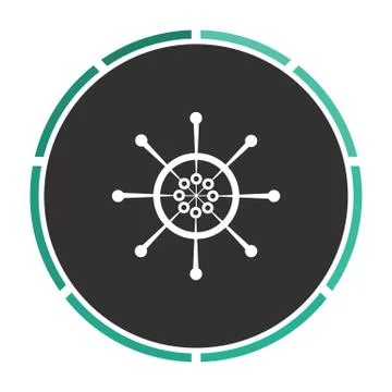 Helm computer symbol Stock Illustration