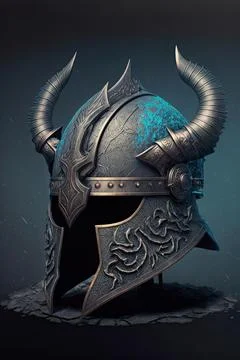 Helm of the gods Stock Illustration